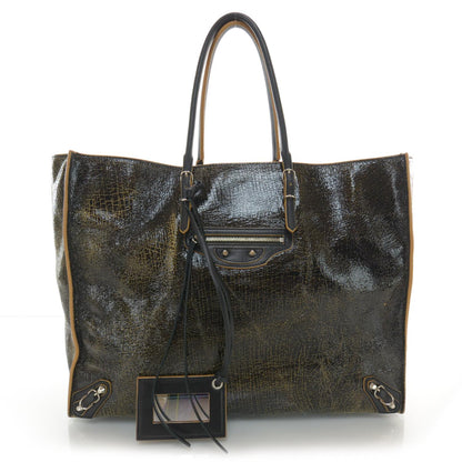 Balenciaga Crackled Papier A4 Tote 1 of 7
