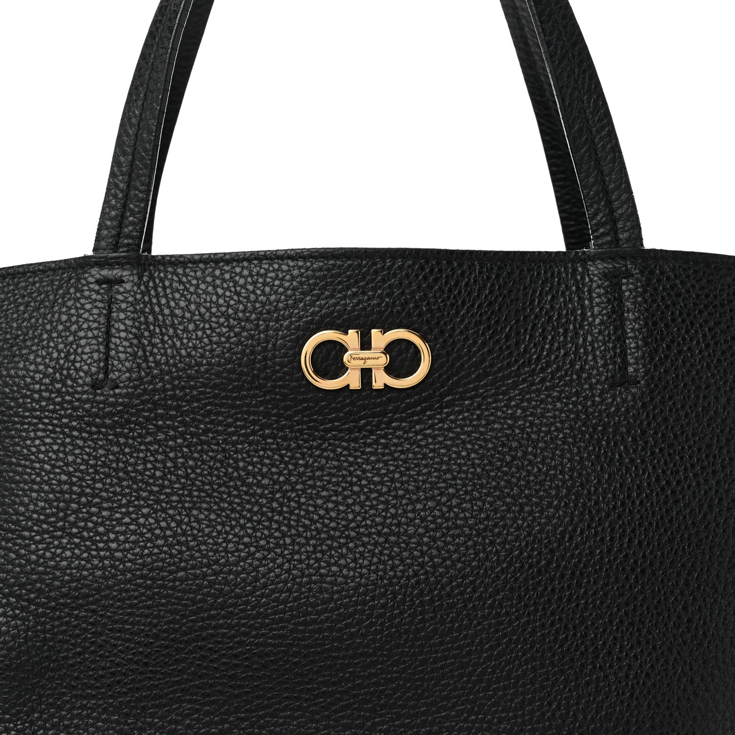 Calfskin Medium Tote Black
