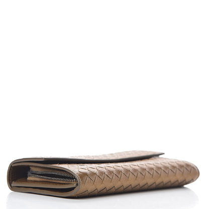 Bottega Veneta Nappa Intrecciato Continental Wallet New Bronze 4 of 8