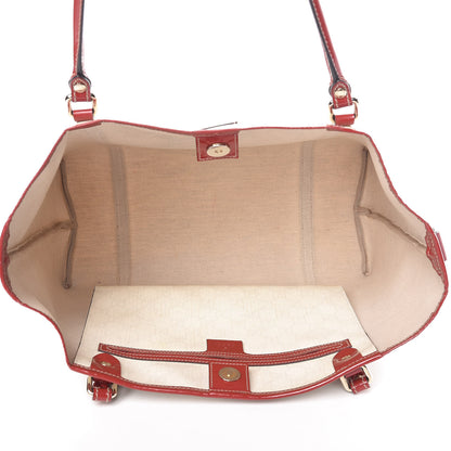 Gucci GG Plus Monogram Tattoo Heart Medium Joy Tote Off White Red 5 of 23