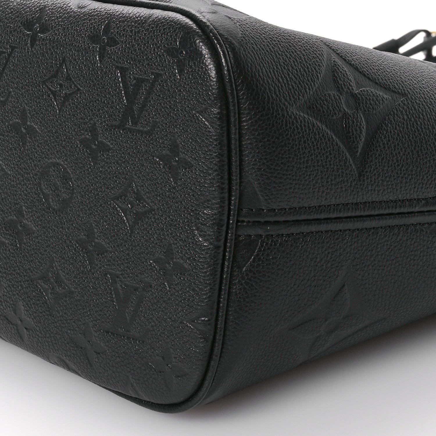 Louis Vuitton Empreinte Monogram Giant Neverfull MM Black 9 of 10