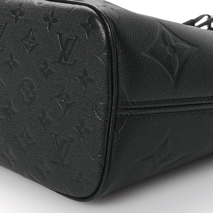 Louis Vuitton Empreinte Monogram Giant Neverfull MM Black 9 of 10