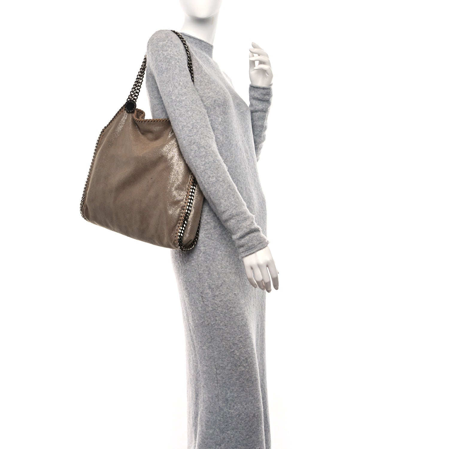 Stella McCartney Shaggy Deer Falabella Tote Redwood 2 of 9