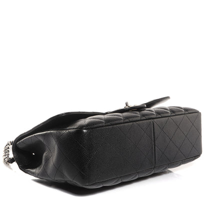 Chanel Caviar Jumbo Single Flap Black 4 of 9