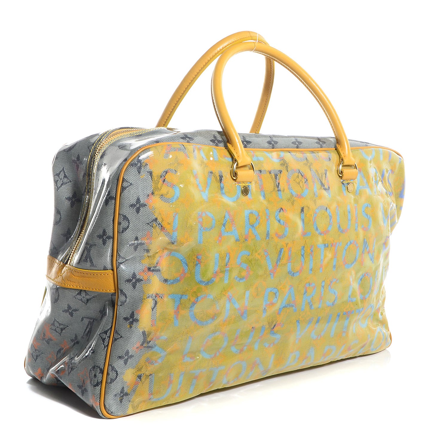 Monogram Pulp Defile Weekender GM Yellow