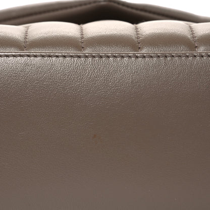 Saint Laurent Calfskin Y Quilted Monogram Small Loulou Chain Satchel Dark Beige 13 of 15