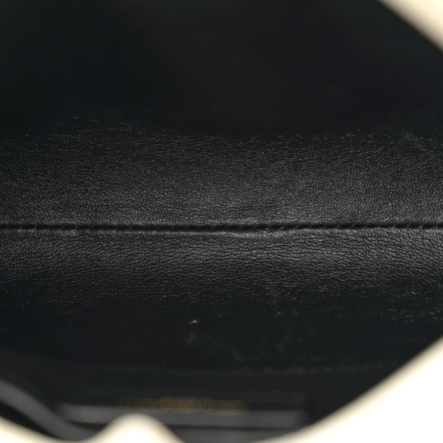Saint Laurent Lambskin Quilted Monogram Baby Victoire Chain Clutch Blanc Vintage 5 of 12