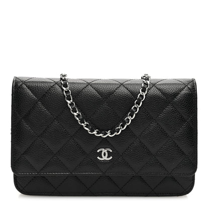 Chanel Caviar Quilted Wallet on Chain WOC Black 1 of 11