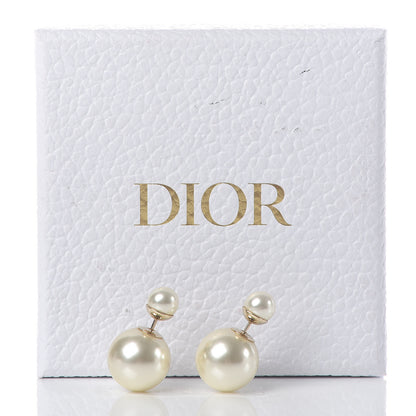 Christian Dior Pearl Mise En Dior Tribal Earrings 5 of 5