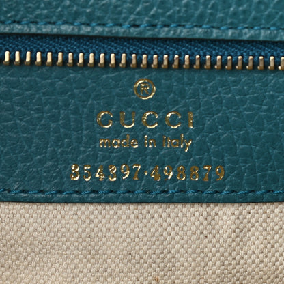 Gucci Dollar Calfskin Medium Swing Tote Marine Deep Cobalt 6 of 8