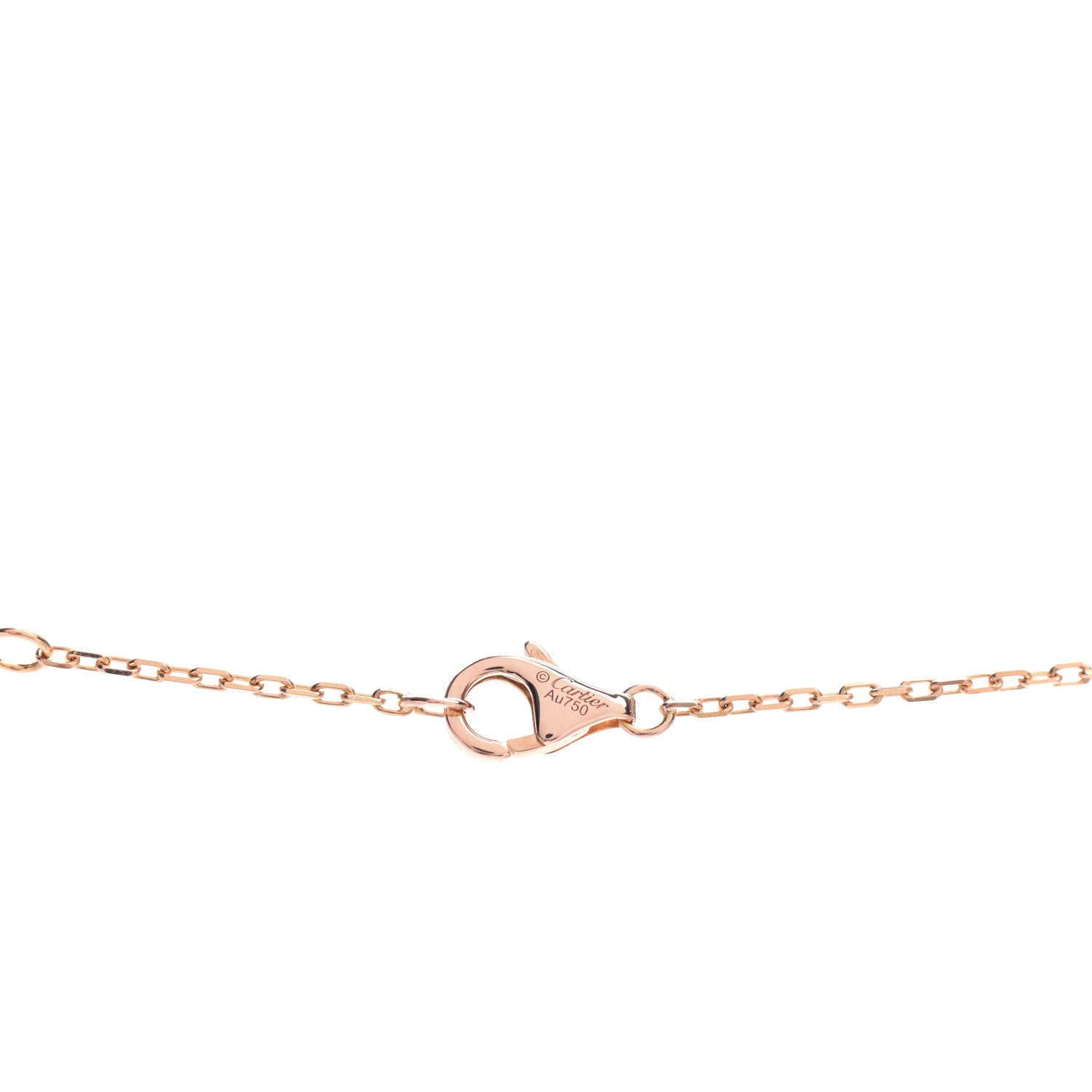 Cartier 18K Pink Gold Diamond Juste Un Clou Pendant Necklace 5 of 5