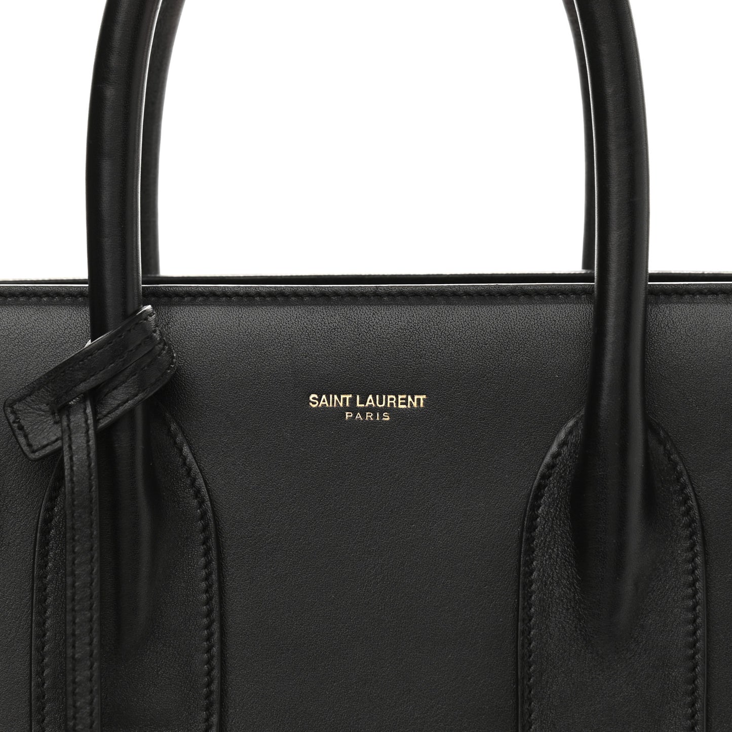 Calfskin Small Sac De Jour Black