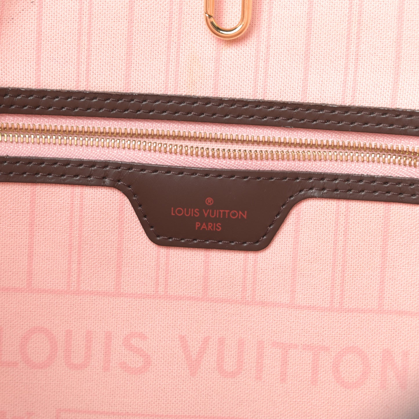 Damier Ebene Neo Neverfull MM Rose Ballerine