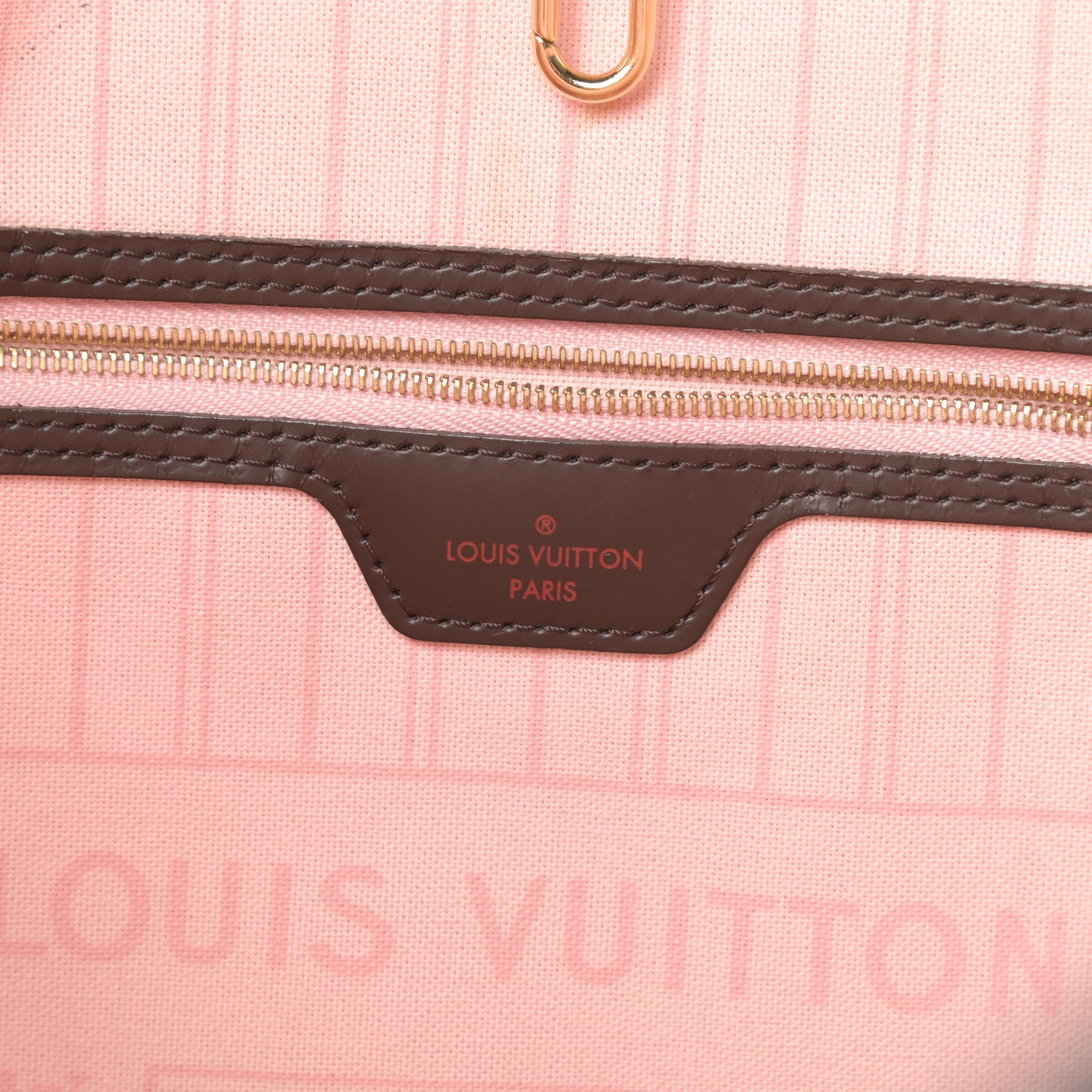 Louis Vuitton Damier Ebene Neo Neverfull MM Rose Ballerine 6 of 18