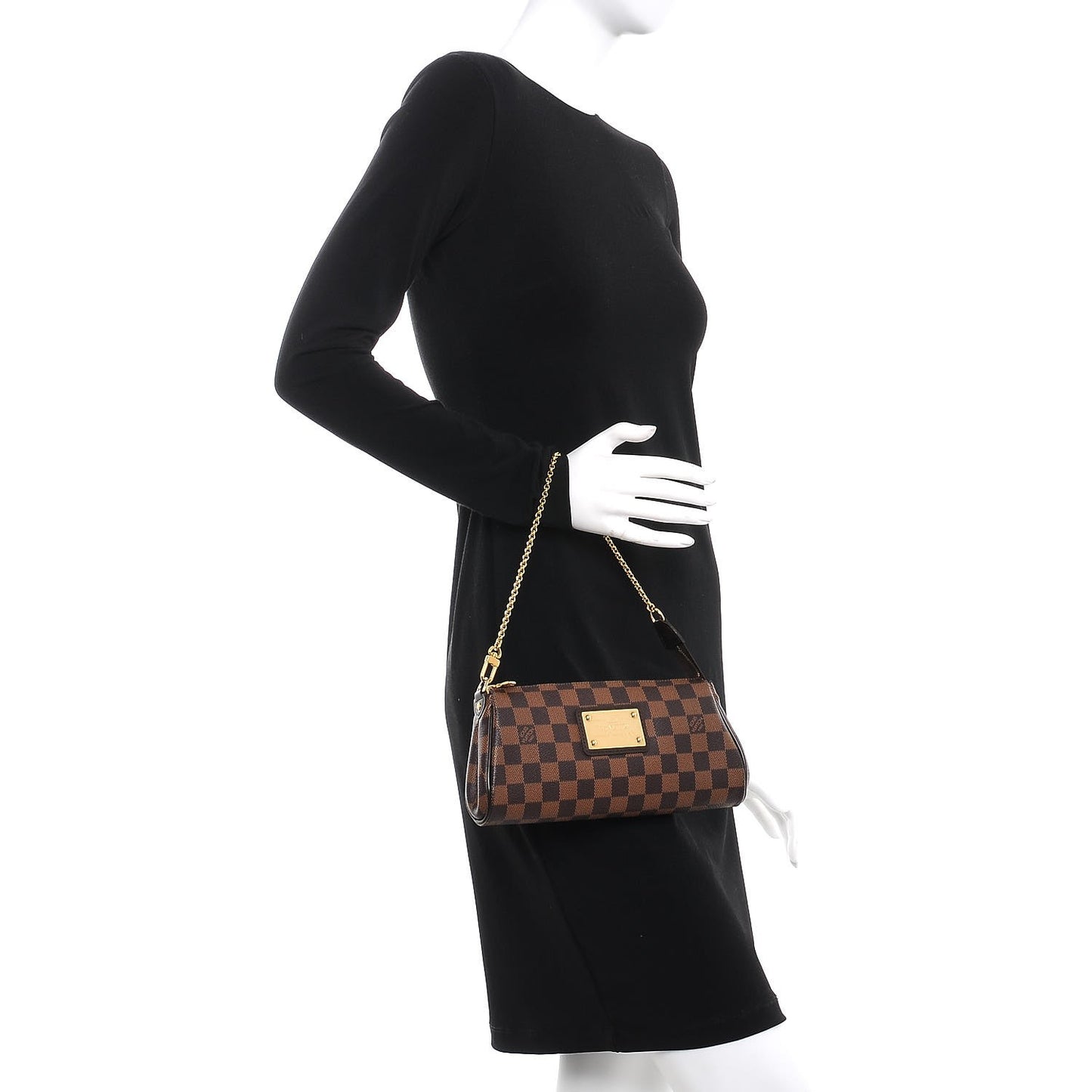 Damier Ebene Eva Clutch