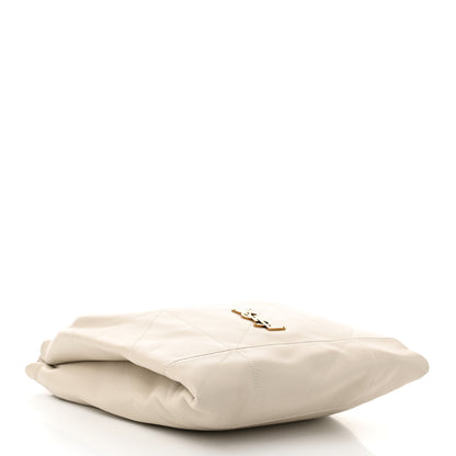 Saint Laurent Lambskin Matelasse Monogram Medium Jamie 4.3 Pochon Blanc Vintage 5 of 11