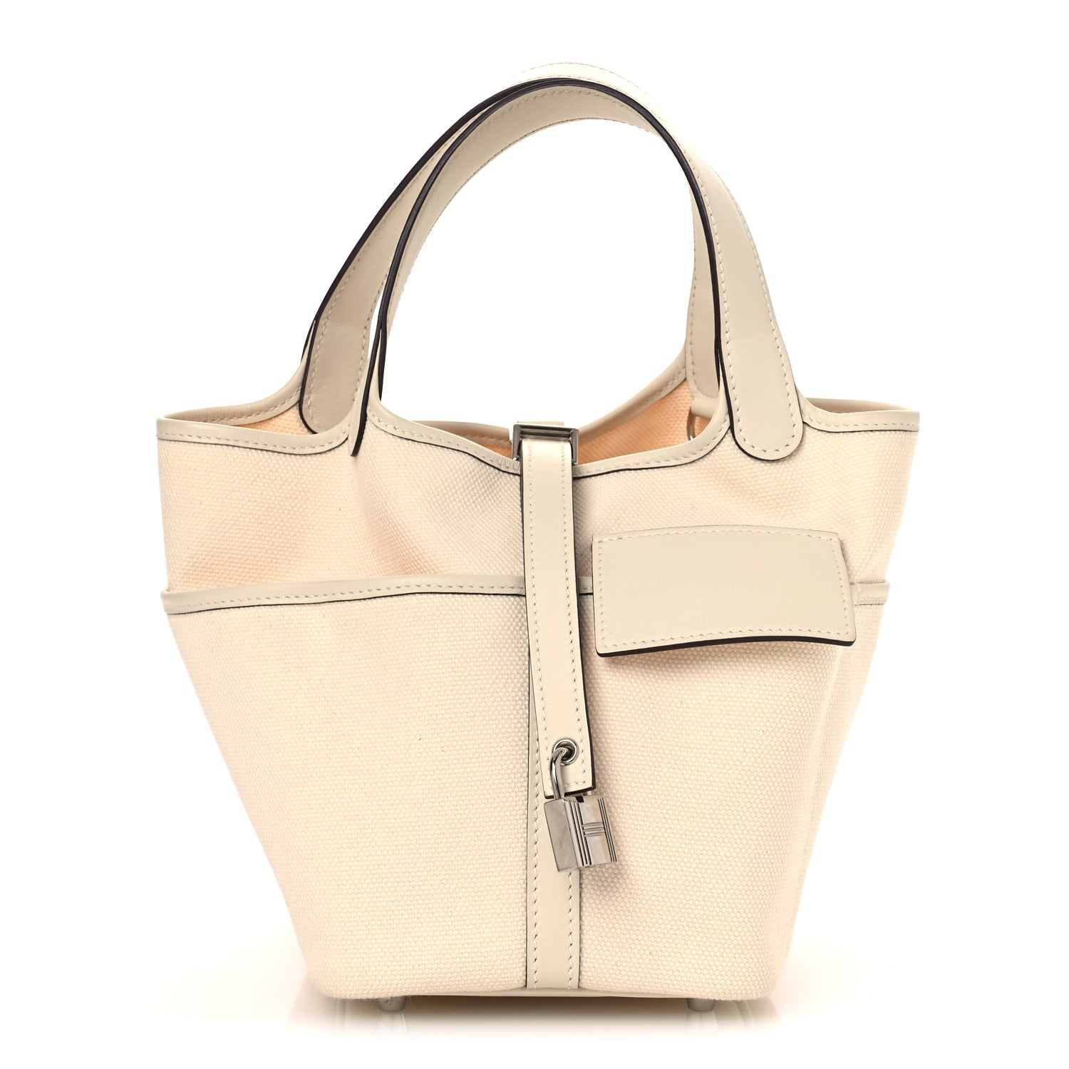 Hermes Toile Goeland Swift Cargo Picotin Lock 18 Nata 1 of 10