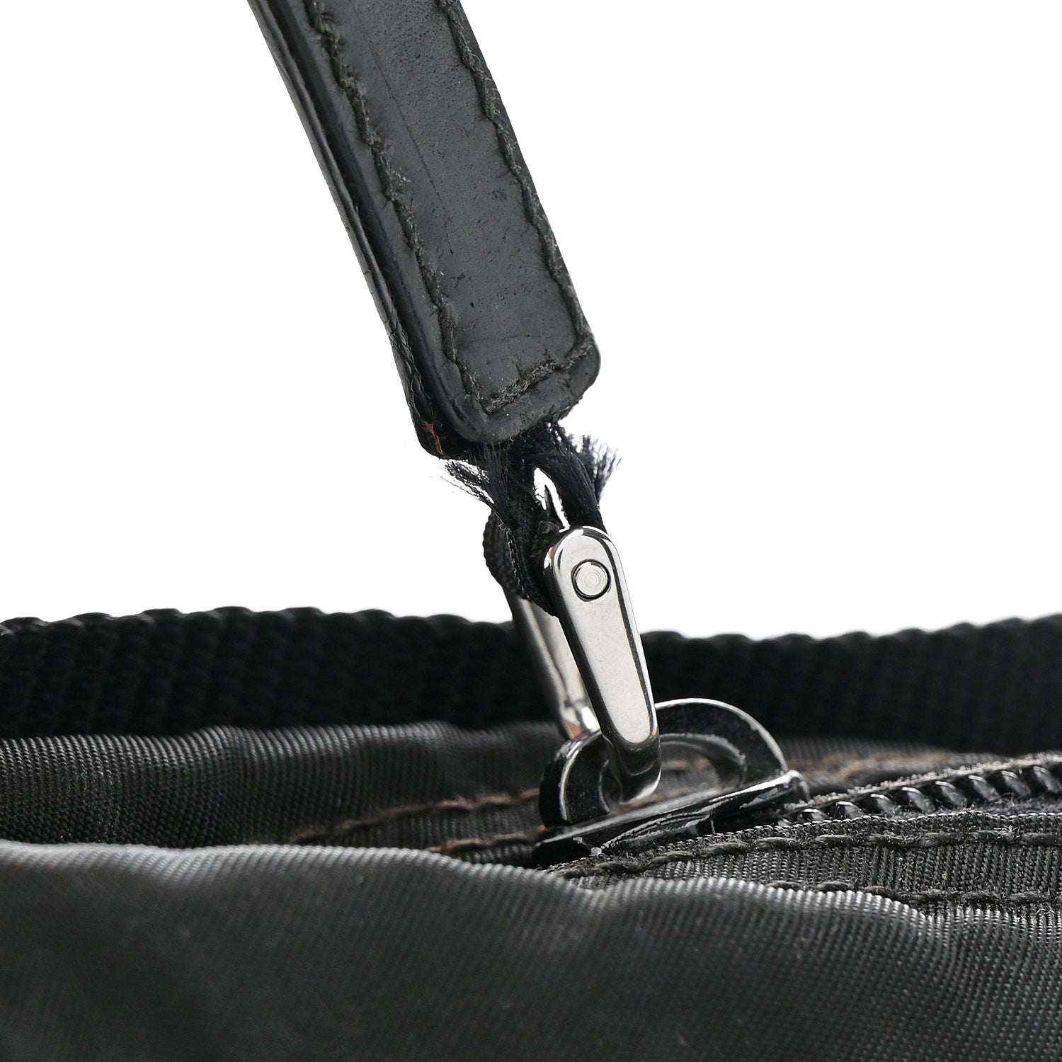 Prada Tessuto Nylon Triangle Shoulder Bag Black 1738633 – FASHIONPHILE