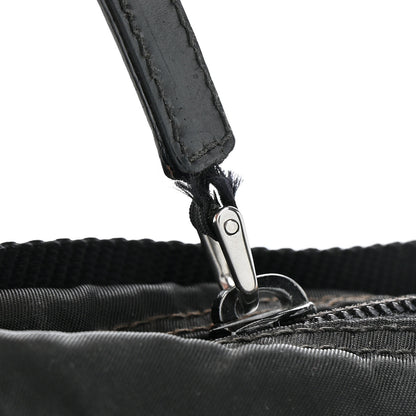 Prada Tessuto Nylon Triangle Shoulder Bag Black 12 of 13