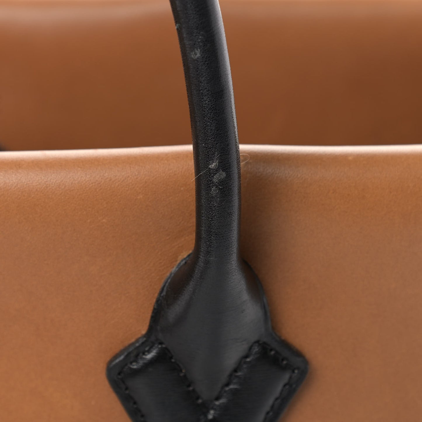 Monogram Cuir Orfevre Tote W PM Noisette