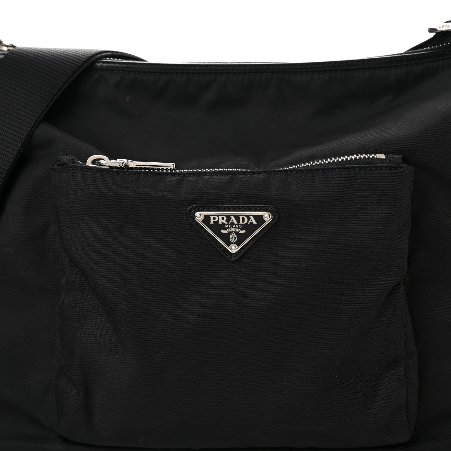 Prada Nylon Crossbody Bag Black 9 of 12