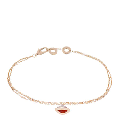 Bulgari 18K Rose Gold Carnelian Divas' Dream Bracelet SM 1 of 3
