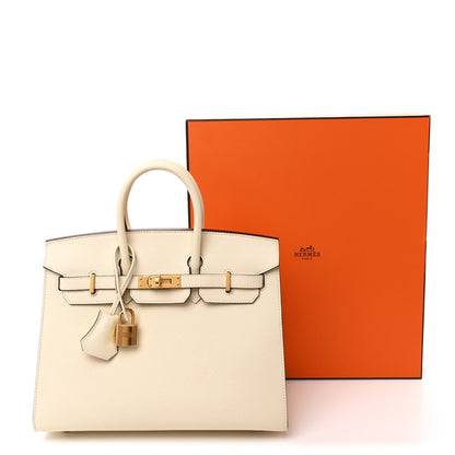 Hermes Epsom Birkin Sellier 25 Nata 11 of 11