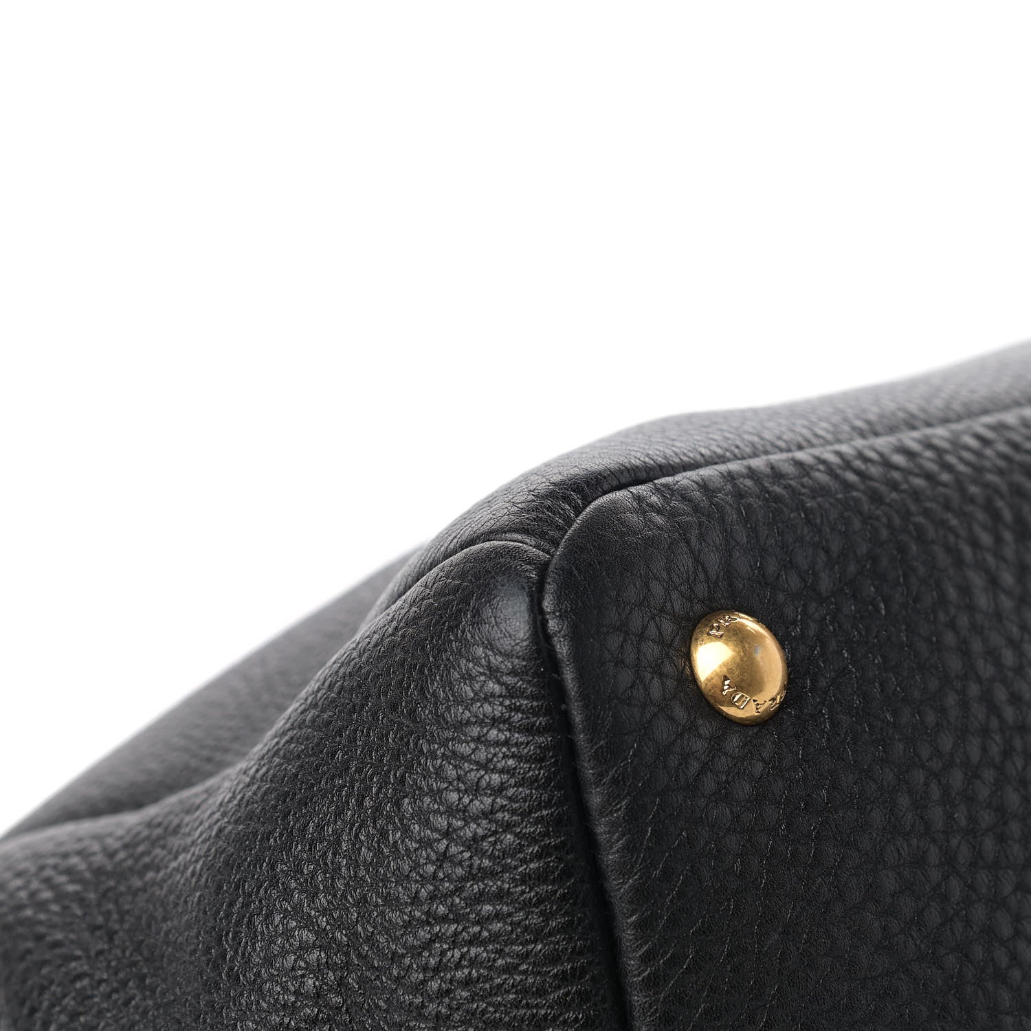 Prada Vitello Daino Tote Black 5 of 13