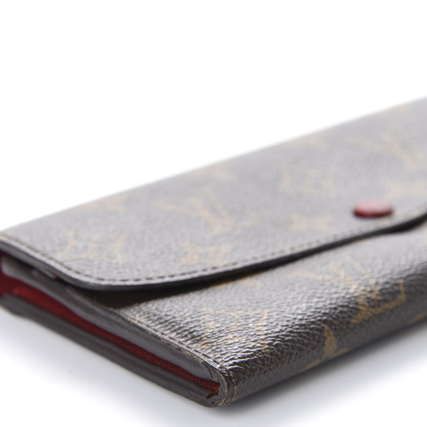 Monogram Emilie Wallet Red