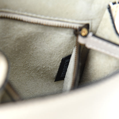 Valentino Garavani Pebbled Calfskin Rockstud Rolling Small Glam Lock Flap Ivory 11 of 13