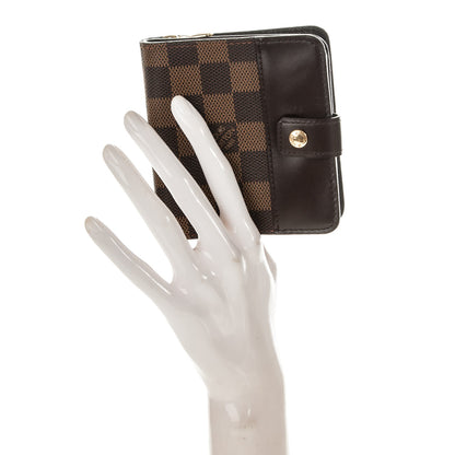 Louis Vuitton Damier Ebene Zippe Zipped Compact Wallet 2 of 7