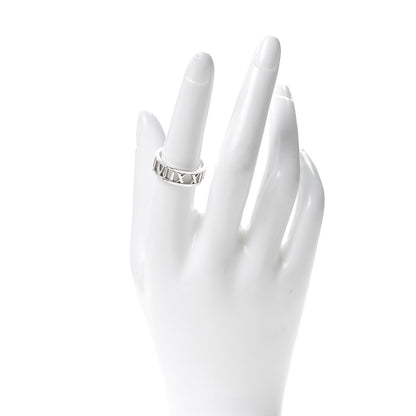 Tiffany Sterling Silver Wide Atlas Open Ring 55 7.25 2 of 4