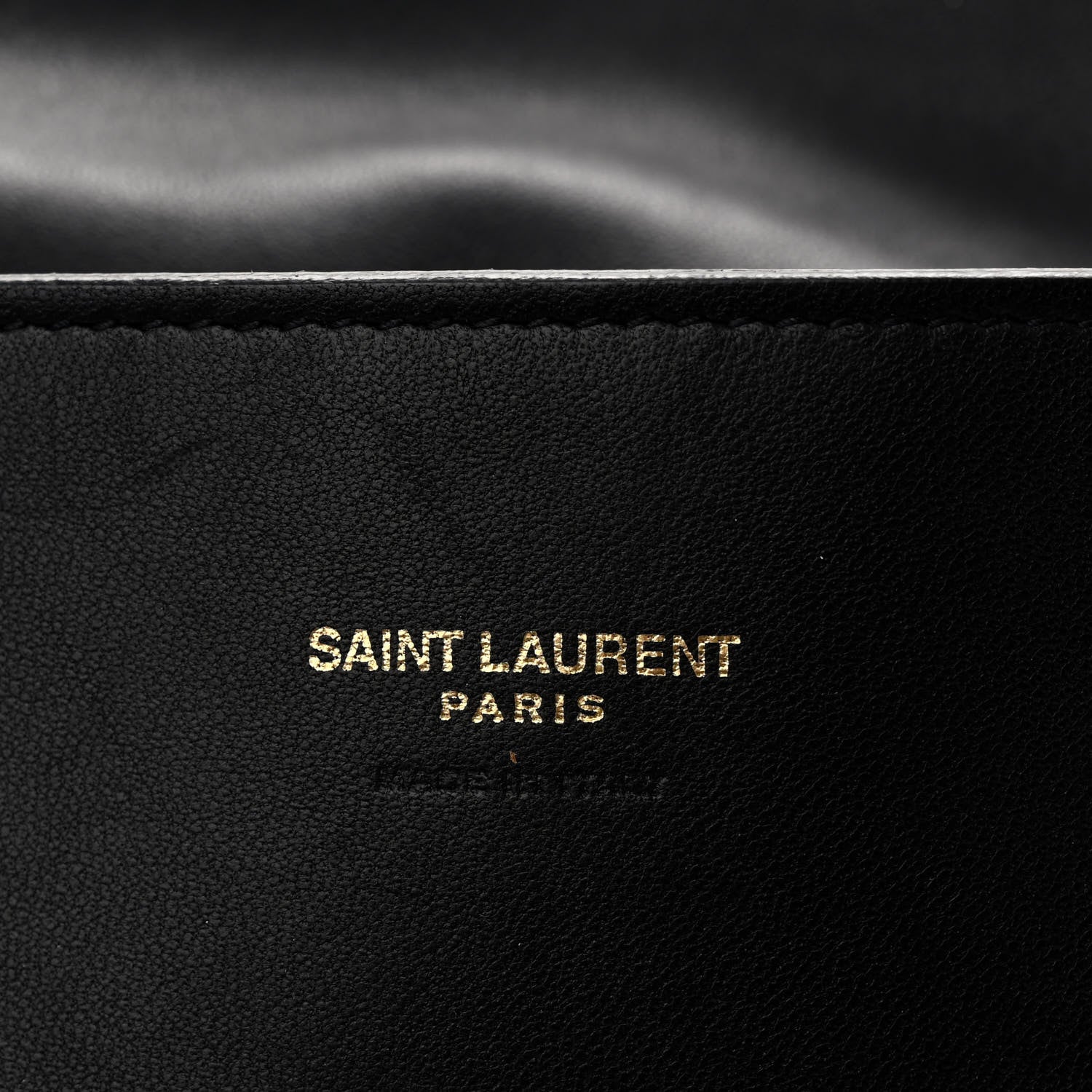 Saint Laurent Smooth Calfskin Suede Medium Reversible Monogram Kate Satchel Black 6 of 11