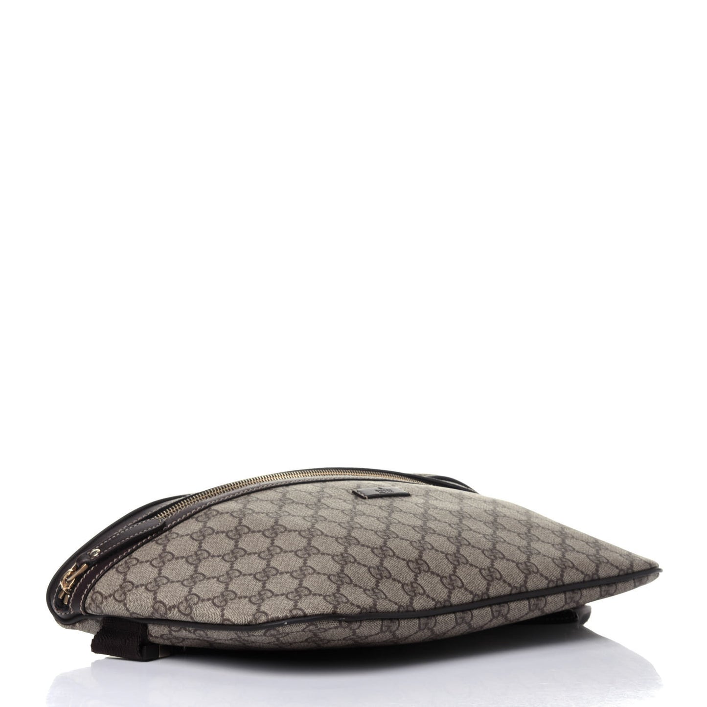 GG Supreme Monogram Belt Bag Dark Brown
