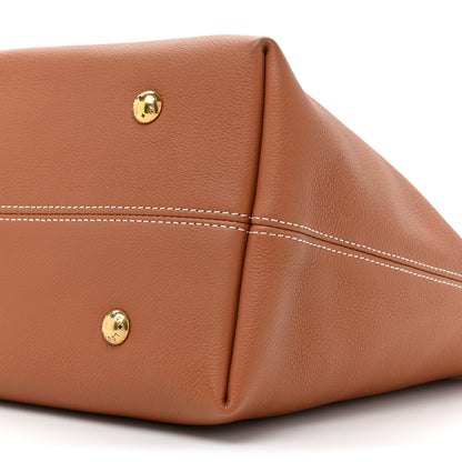 Louis Vuitton Grained Calfskin Low Key Hobo MM Cognac 9 of 13