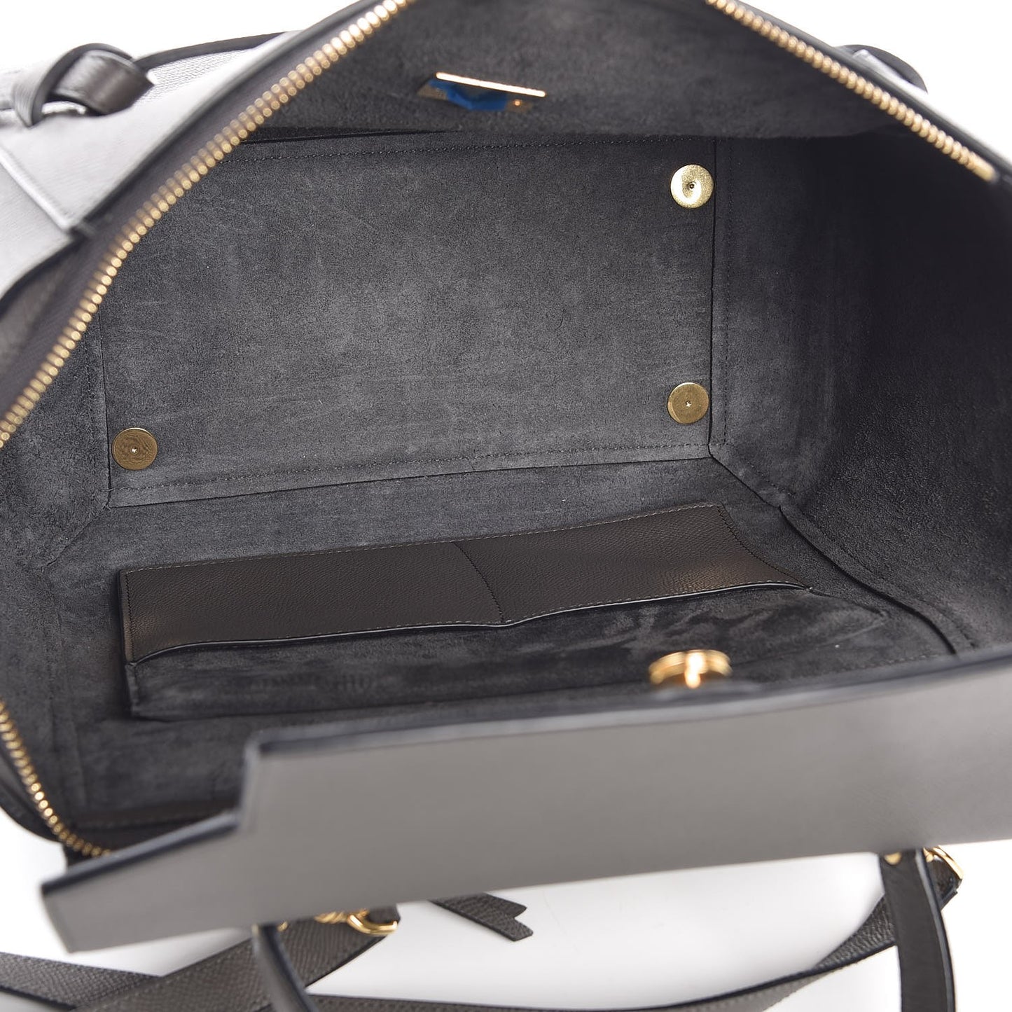 Grained Calfskin Mini Belt Bag Grey