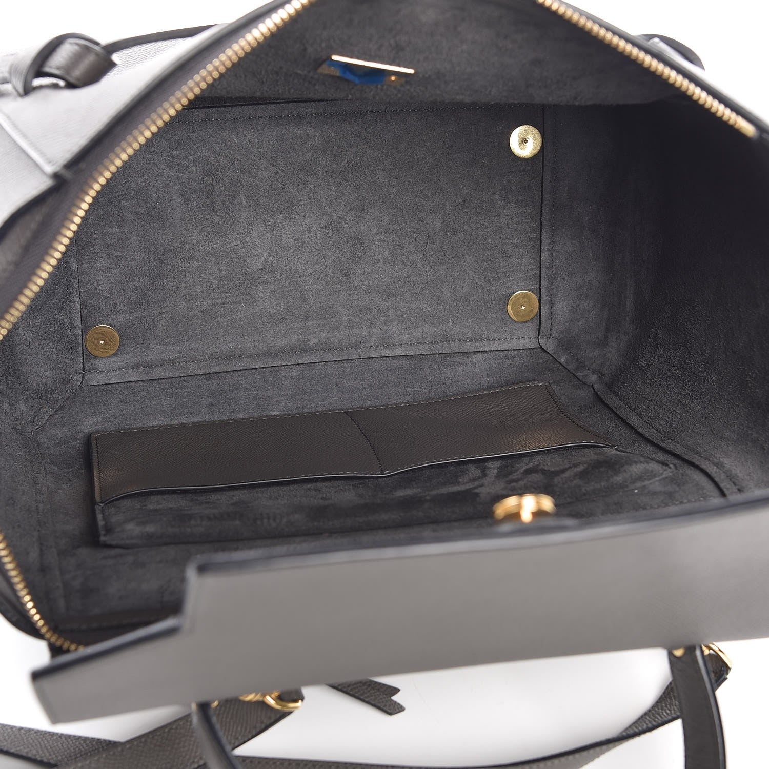 Celine Grained Calfskin Mini Belt Bag Grey 6 of 8