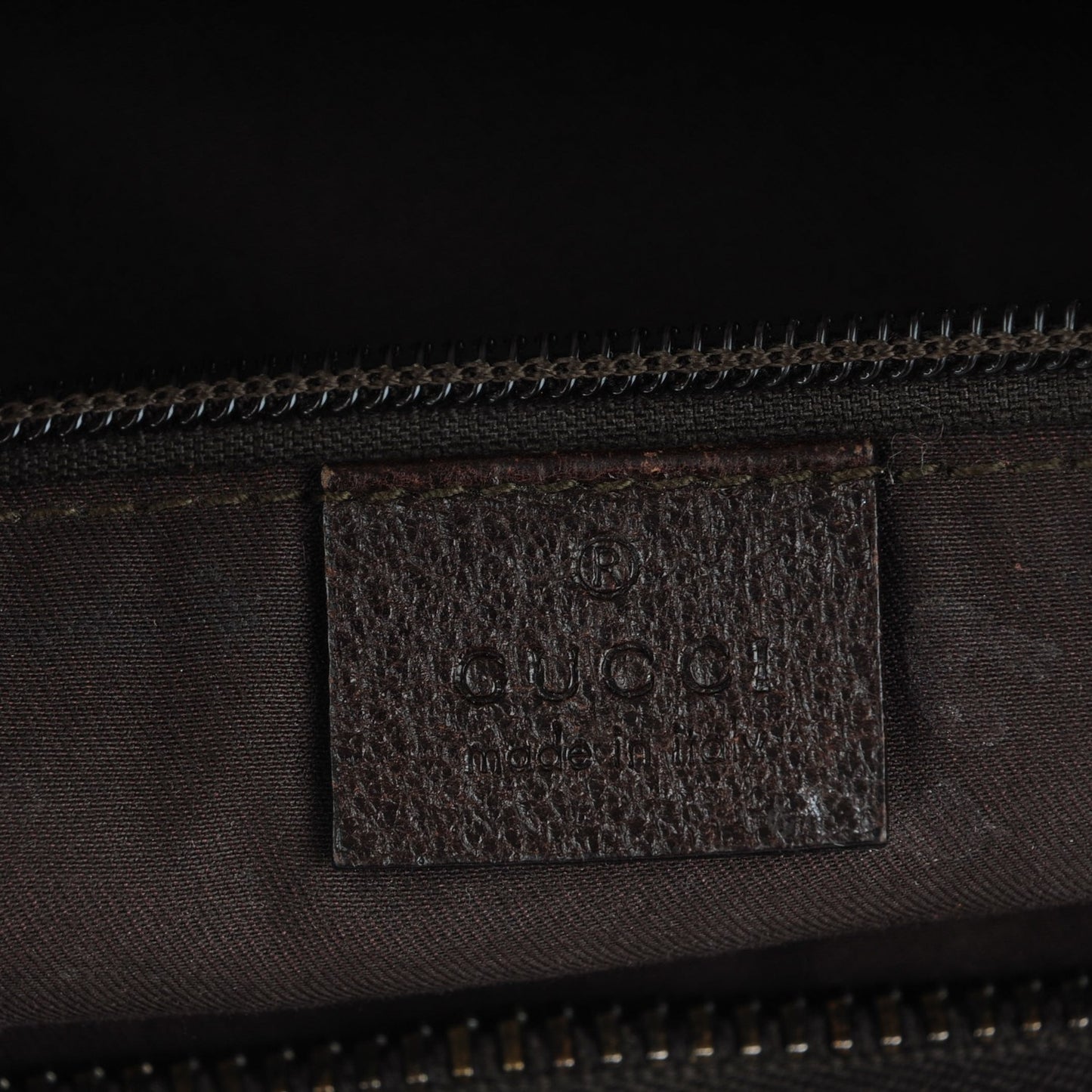 Monogram Large Flat Messenger Bag Dark Brown