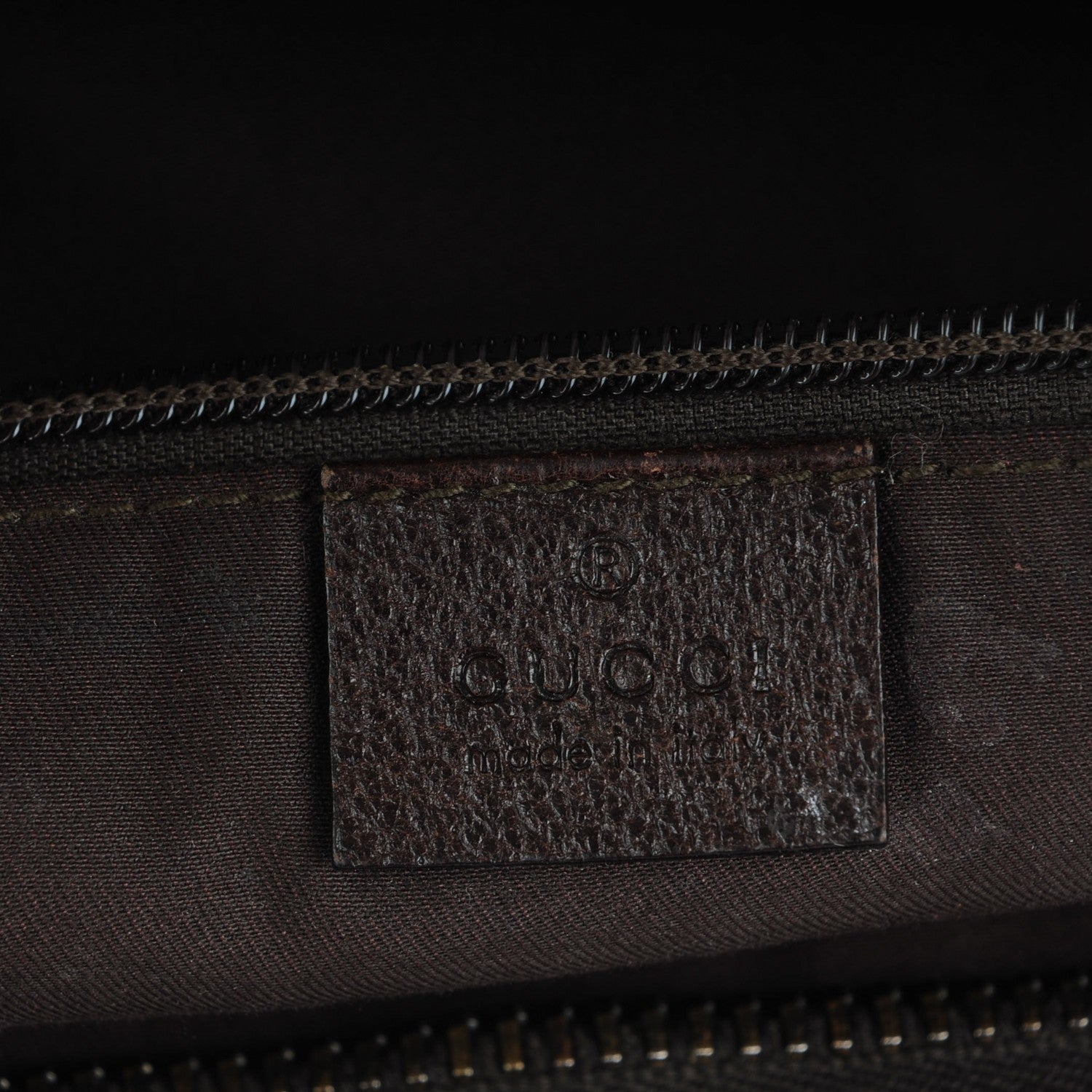 Gucci Monogram Large Flat Messenger Bag Dark Brown 6 of 9