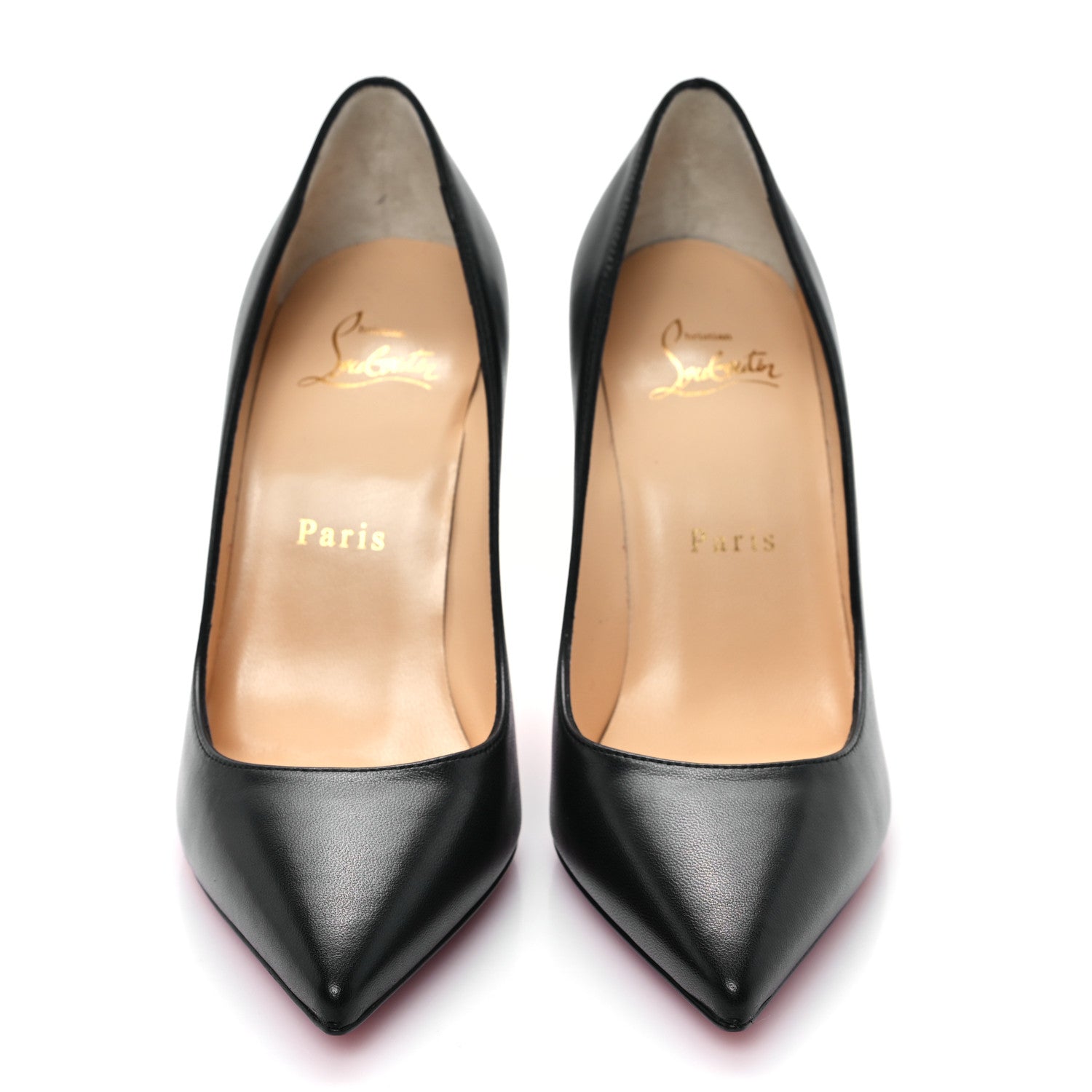 Christian Louboutin Shiny Nappa Kate 100 Pumps 36 Black 3 of 10