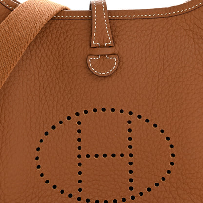 Hermes Taurillon Clemence Evelyne TPM Gold 7 of 10