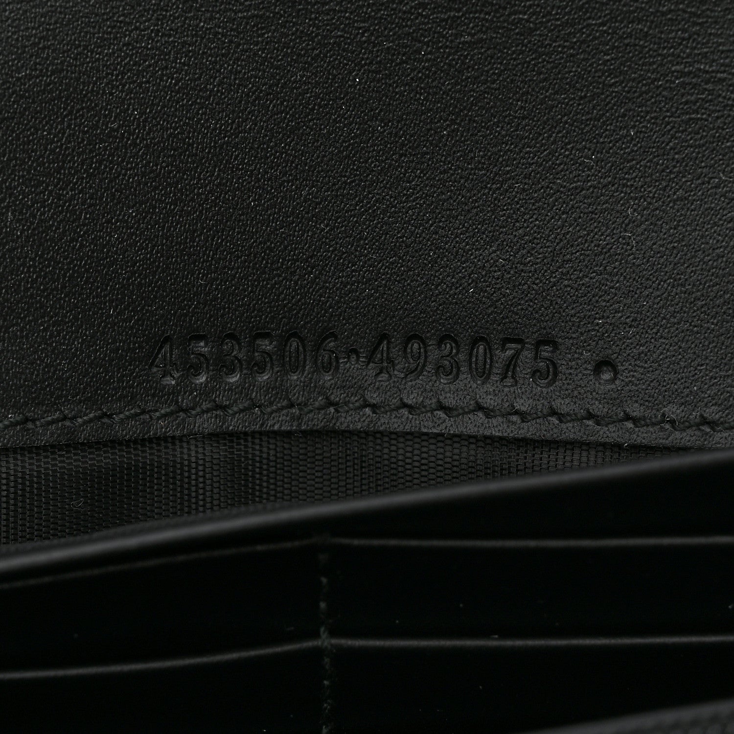 Gucci Guccissima Padlock Continental Chain Wallet Black 6 of 9