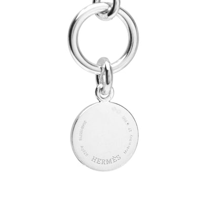 Hermes Sterling Silver Five Bags Amulette Charm Bracelet ST 3 of 4