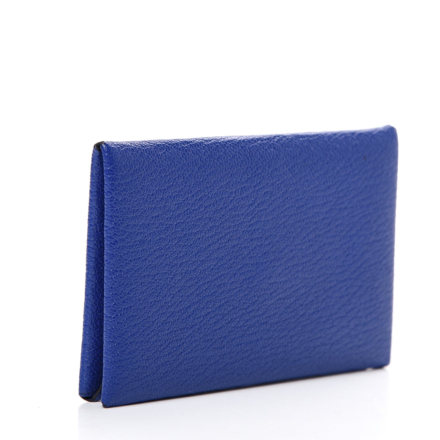 Chevre Mysore Calvi Card Case Bleu Electrique