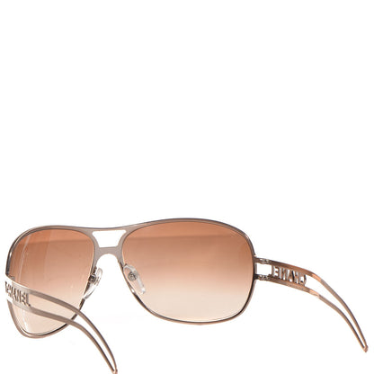 Chanel Aviator Sunglasses 4150 Gold 2 of 7