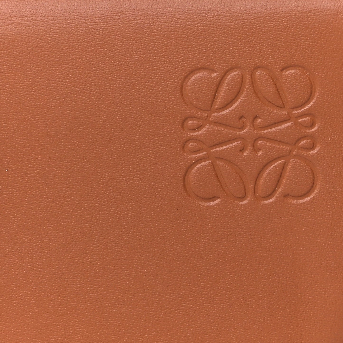 Soft Calfskin Mini Heel Pouch Tan