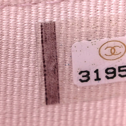 Chanel Caviar Quilted Flap Card Holder Wallet Light Pink 8 of 13