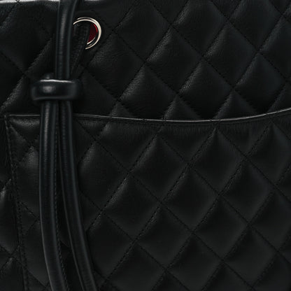 Chanel Calfskin Quilted Large Cambon Tote Black 11 of 12