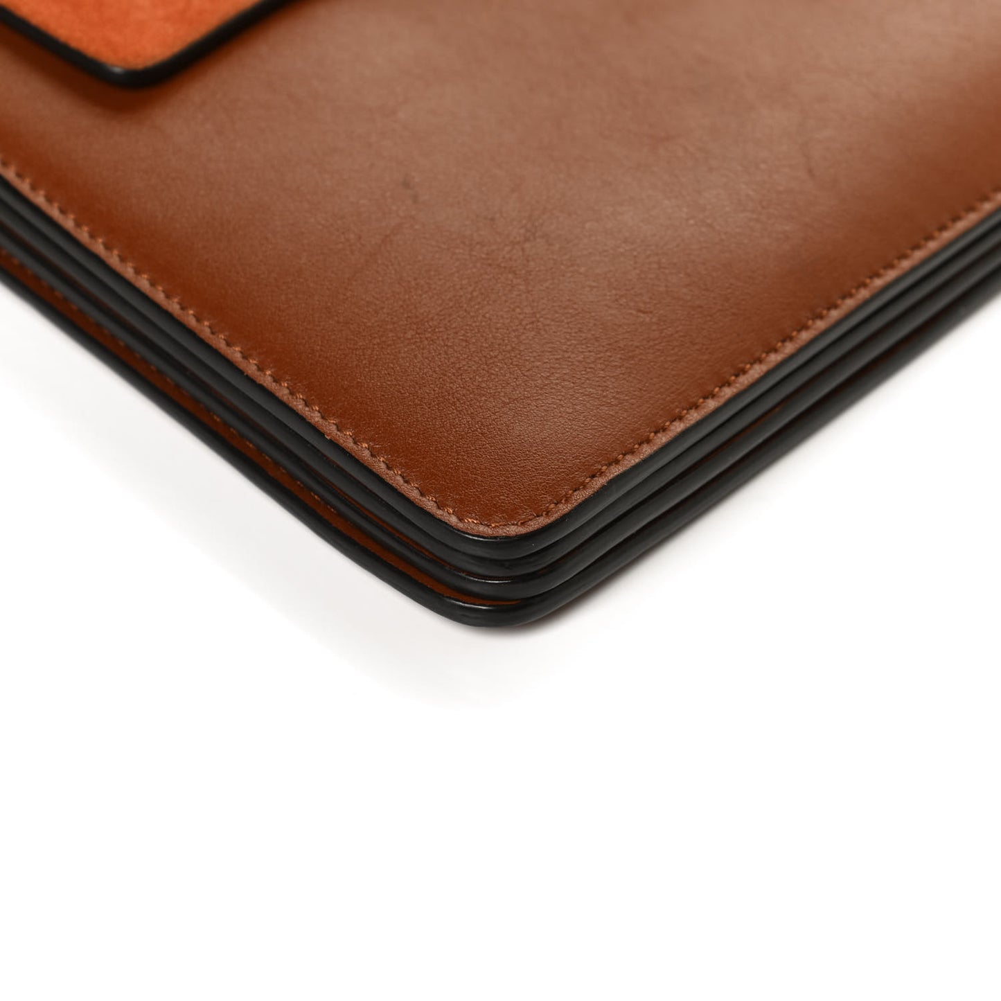 Suede Calfskin Medium Faye Shoulder Bag Tobacco