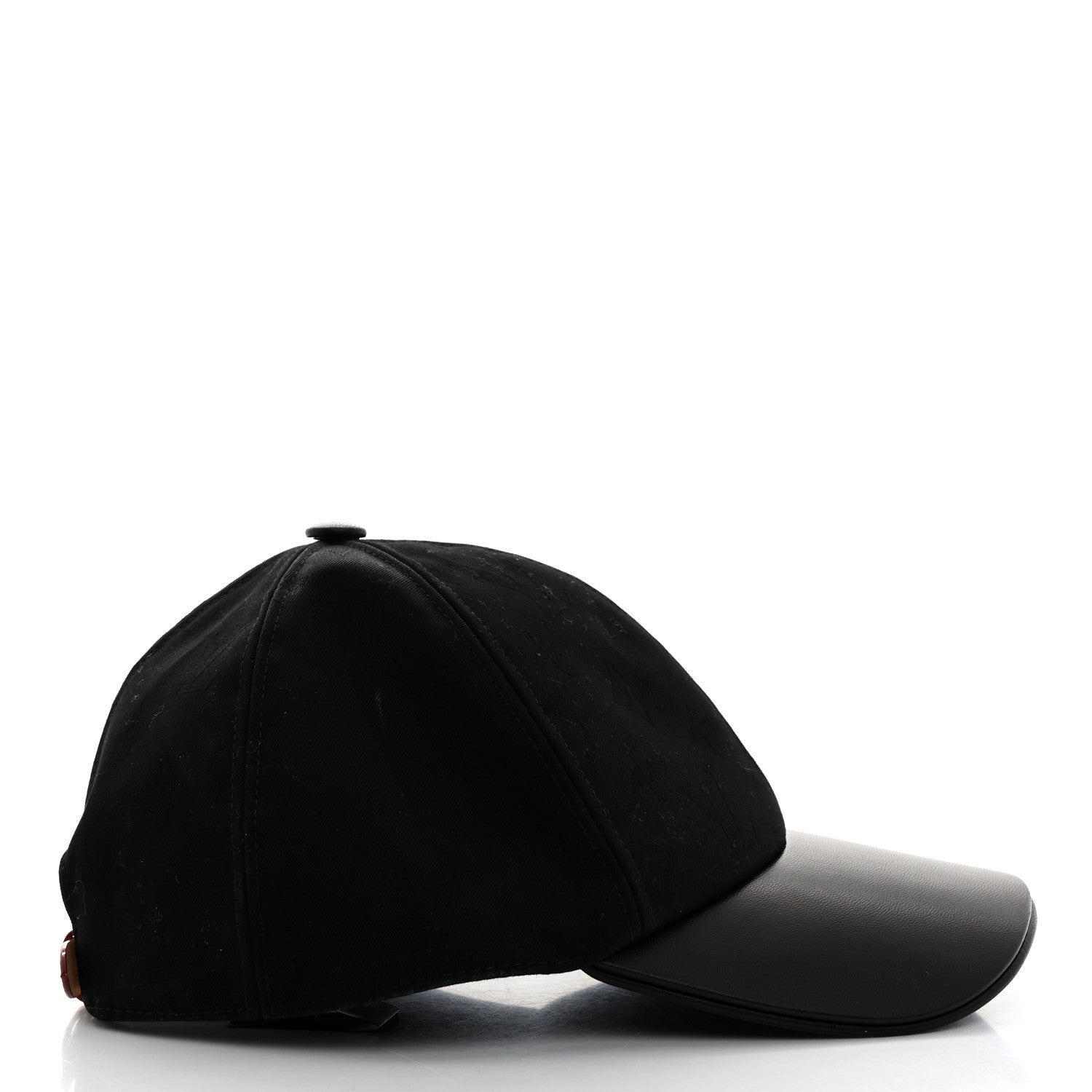 Louis Vuitton Calfskin Cotton Jacquard Monogram LV First Cap L Black 6 of 9